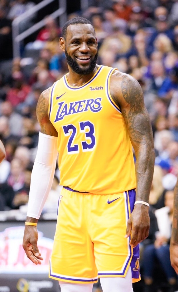 LeBron James avec les Lakers