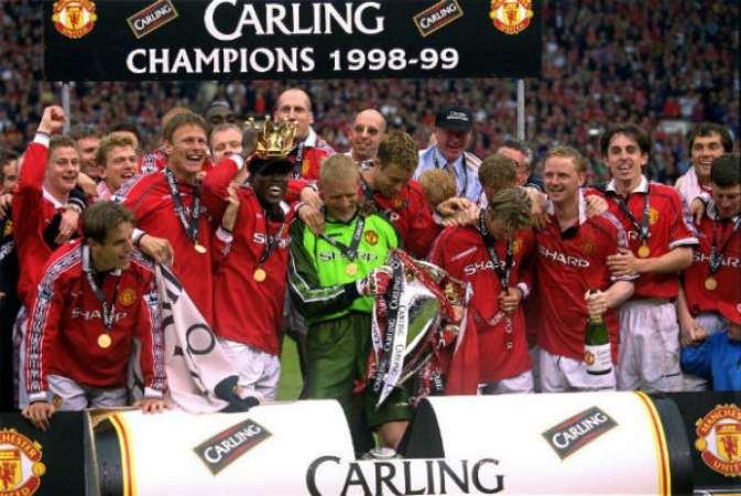 Manchester-United-Premier League-vainqueur-1998-99