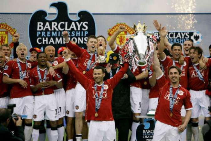 Manchester United, vainqueur de la première ligue 2006-07