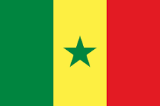 Senegals flagga - Bästa afrikanska fotbollslandet