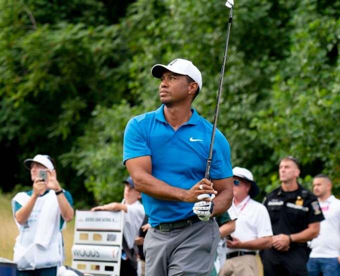 Pegolf Profesional Tiger Woods di Quicken Loans National