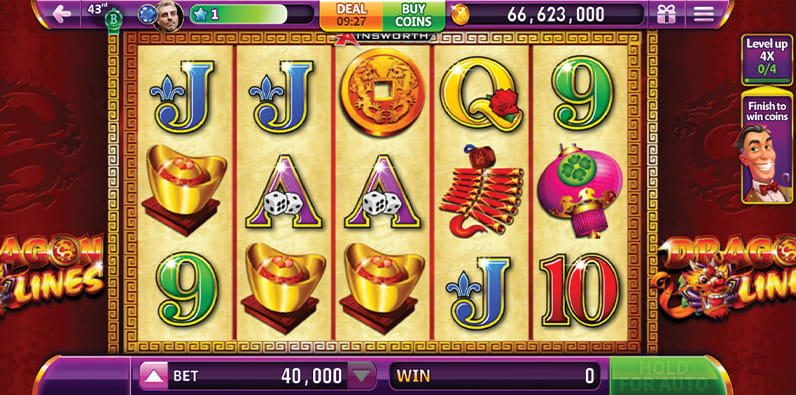 Dragon Lines on Hit It Rich Free Slots