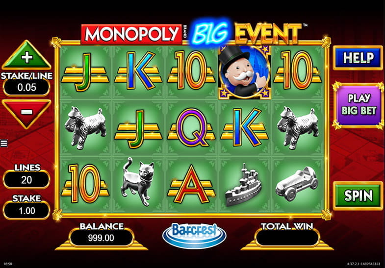 Jouez gratuitement au Monopoly Big Event