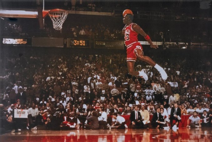 Science des Slam Dunks et Hang Time de Michael Jordan au basketball