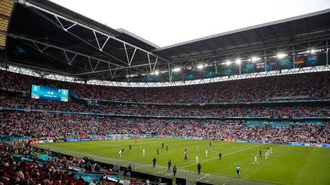 L'Angleterre a battu l'Allemagne 2-0 lors de son dernier match au stade de Wembley.