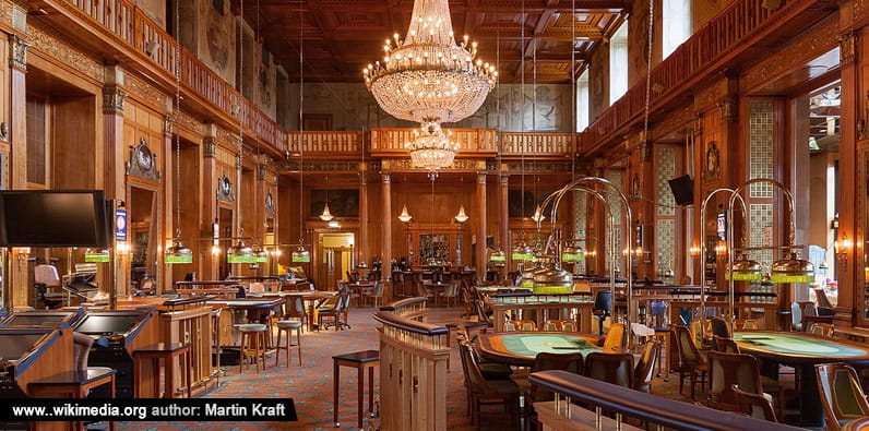 Intérieur du casino Wiesbaden Kurhaus