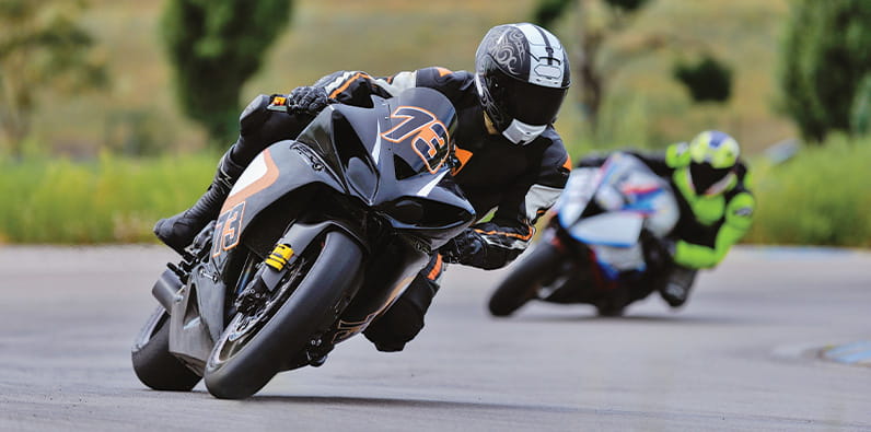Moto GP Racer andando rápido