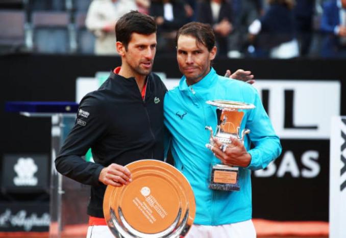 Novak Djokovic sur Rafael Nadal