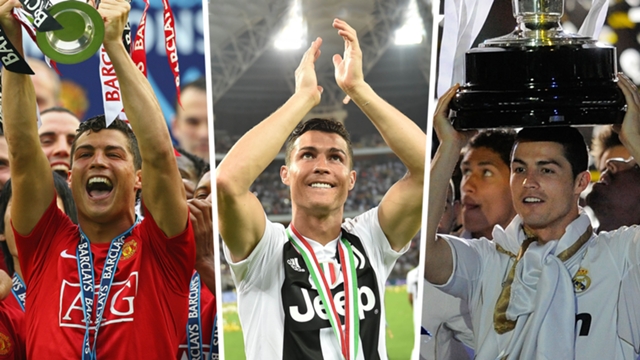 Cristiano Ronaldo devient le premier joueur à remporter le top 3 des championnats européens