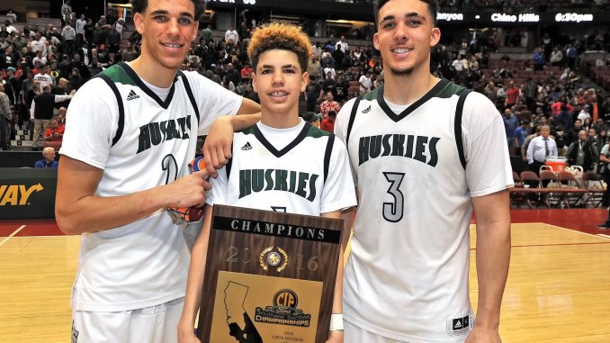 NBA 2020 Les trois frères Ball sont maintenant en NBA. Feu