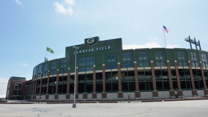 The largest stadium in the NFL - Lambeau Field