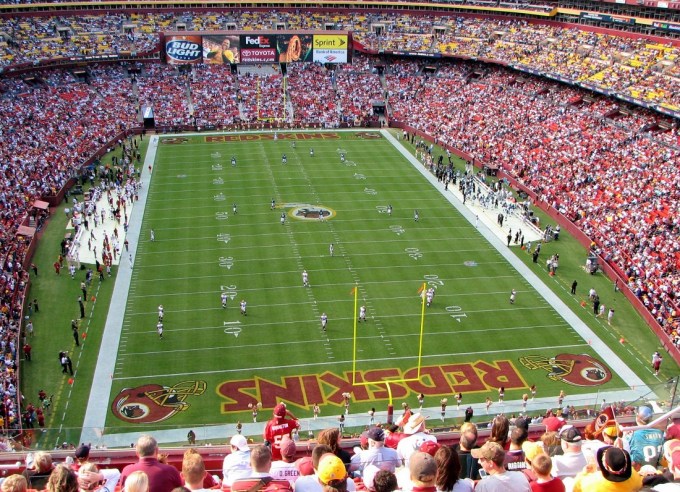 The largest stadium in the NFL - FedEx Field