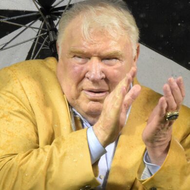 How old was John Madden when he quit coaching?