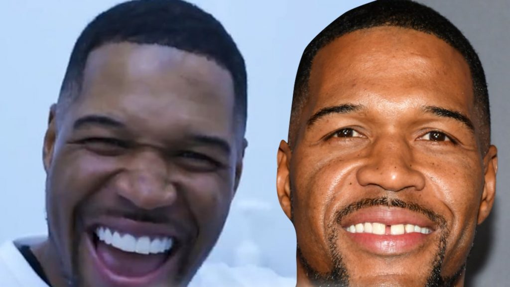 Did Michael Strahan have his teeth fixed?