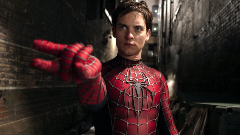 How many movies did Tobey Maguire have as Spider-Man?