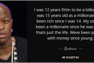 Is Birdman a billionaire?