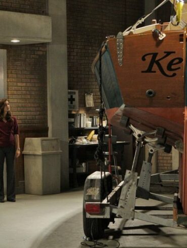 How did Gibbs get the boat out of the basement?