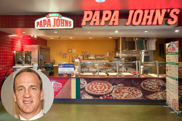 How many Papa John's does Manning own?
