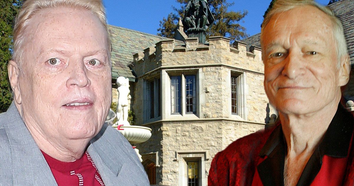 Who was worth more Larry Flynt and Hugh Hefner?