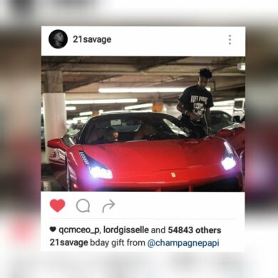 Did Drake buy 21 Savage a Ferrari?