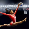 Can Simone Biles dunk a basketball?