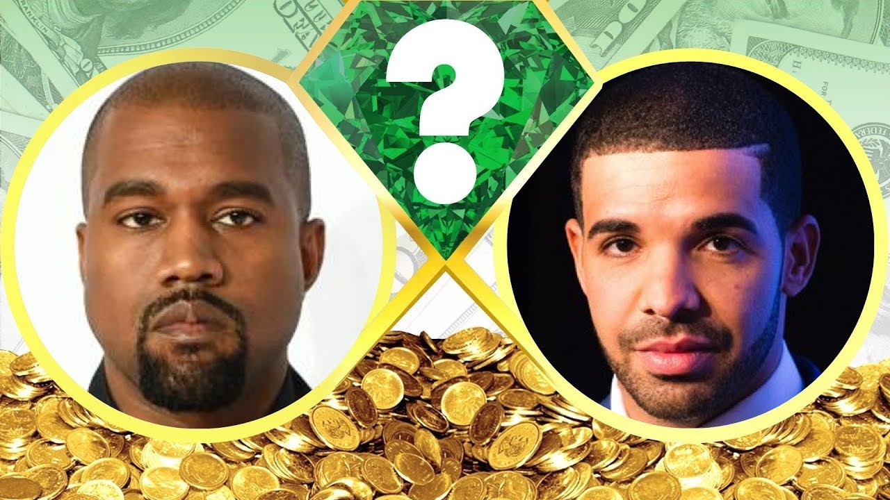 Who's richer Drake or Kanye?