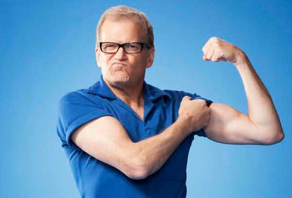 How did Drew Carey become rich?