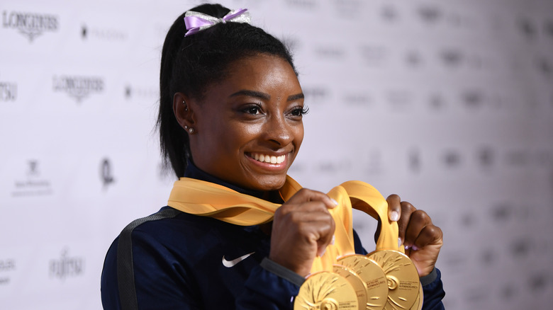How much money does Simone Biles have?