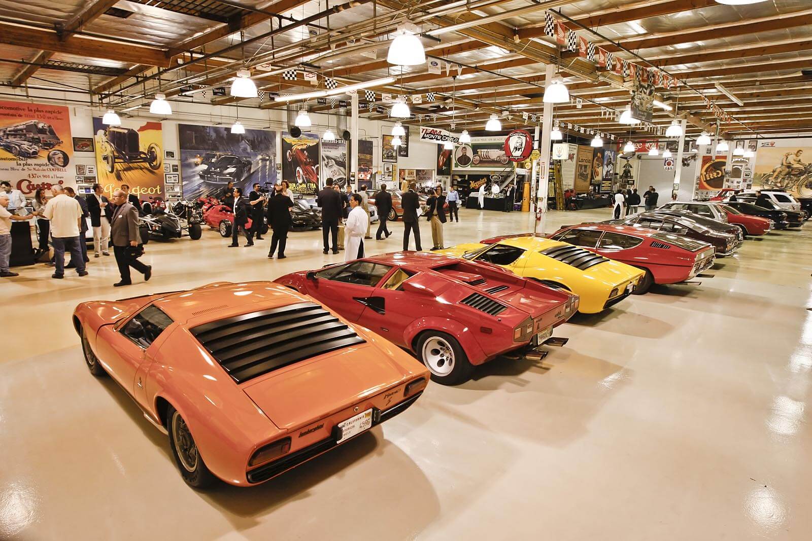 How big is Jay Leno's car garage?