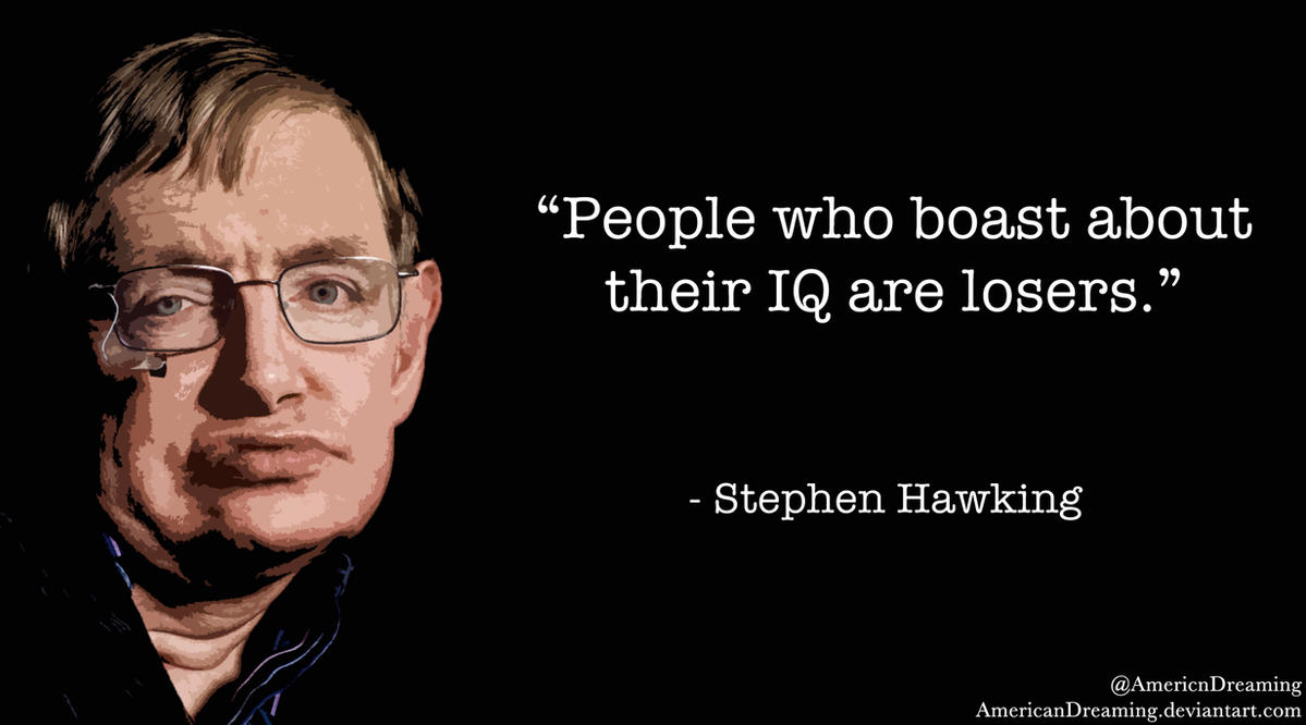 What is Stephen Hawking's IQ level?