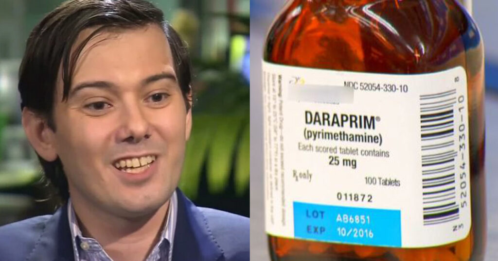 How much did Martin shkreli pay for Daraprim?