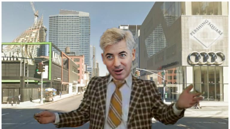 What does Pershing Square own?