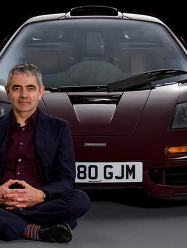 What car does Rowan Atkinson own?