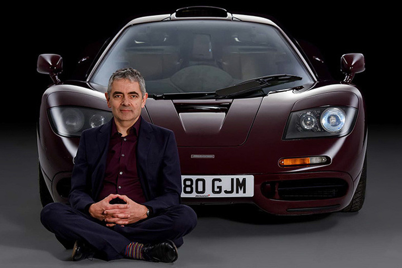 What car does Rowan Atkinson own?