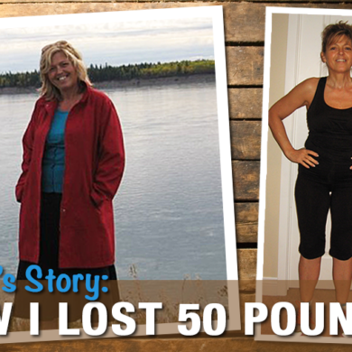 How long did Marie take to lose 50 pounds?