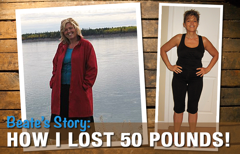 How long did Marie take to lose 50 pounds?