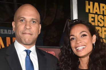 How long has Rosario Dawson and Cory Booker been together?