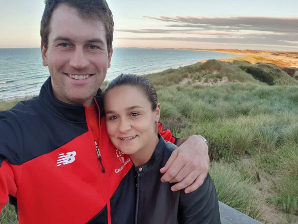 Who is Ashleigh Barty partner?
