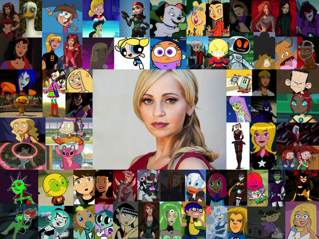 How many characters has Tara Strong done?