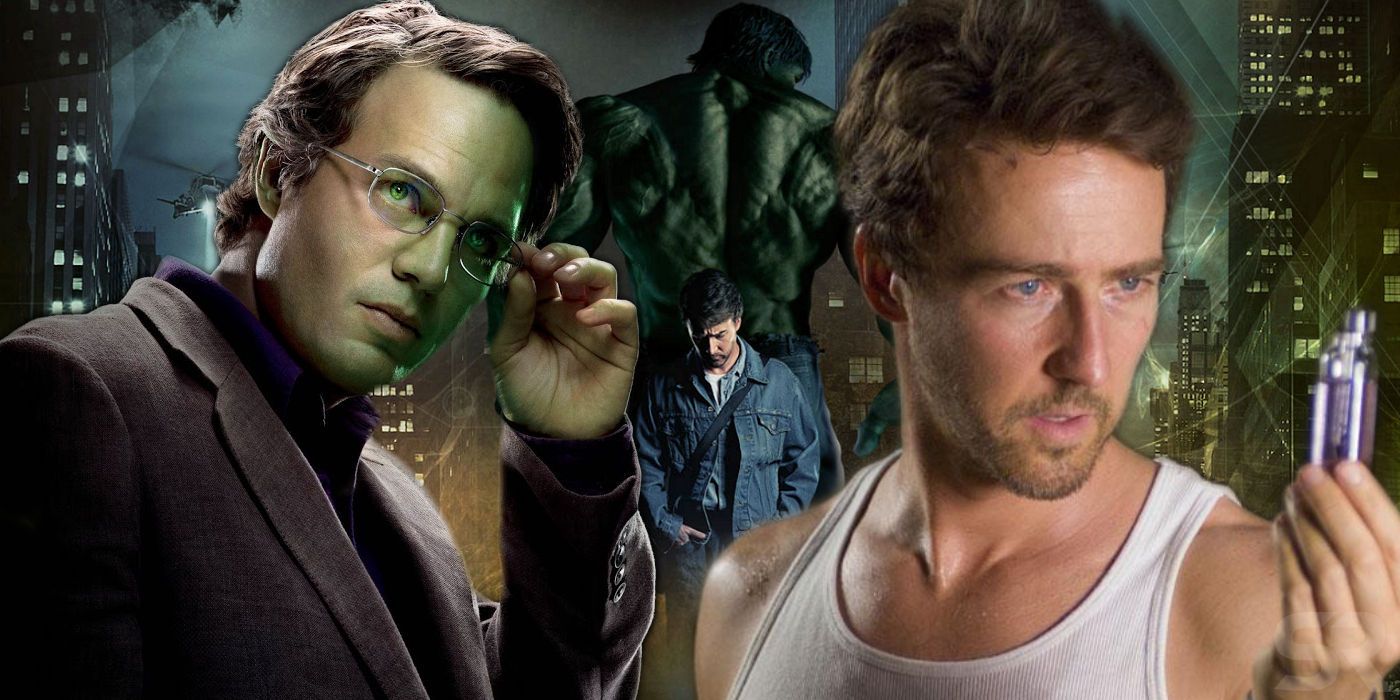 Why Edward Norton was replaced by Mark Ruffalo?