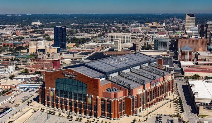 Stades de la NFL par coût de construction - champ pétrolifère lucas des Colts d'Indianapolis
