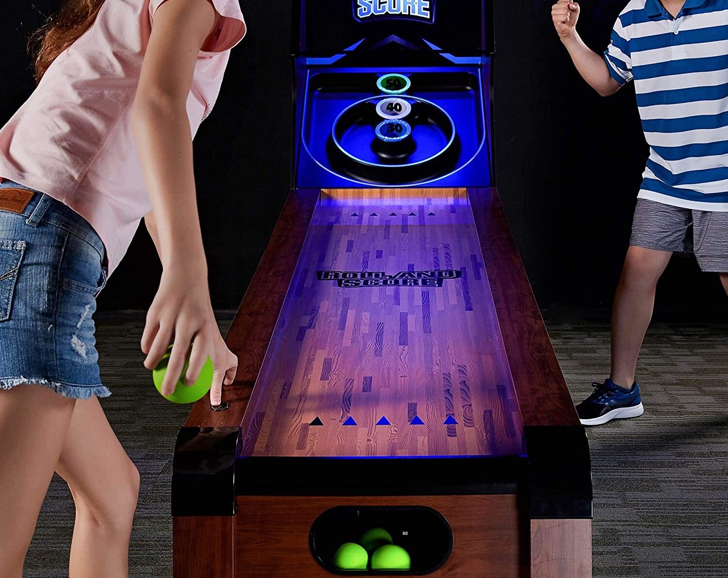 Basic Fun Skee-Ball Mini électronique jeu d'arcade avec sons authentiques 