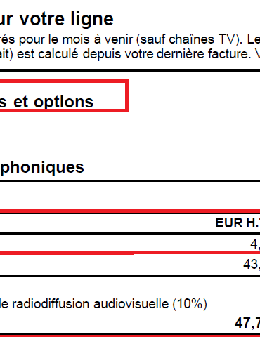 Comment récupérer la facture ?