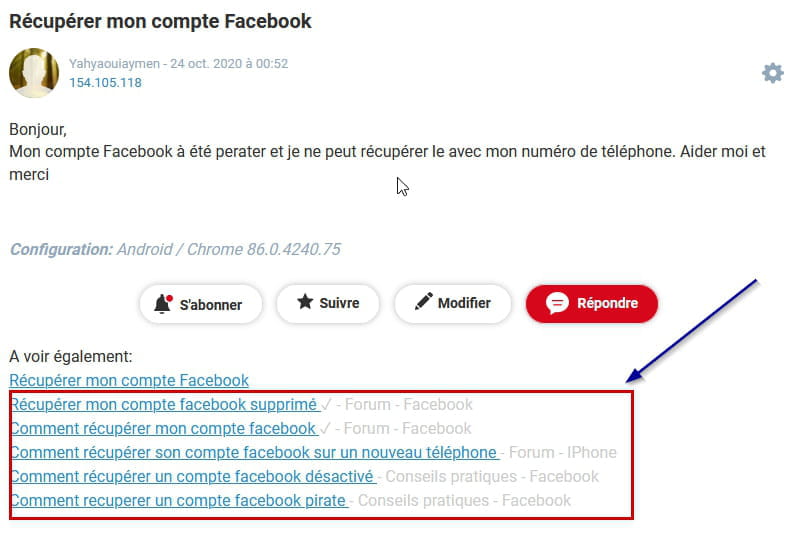 Comment récupérer mon compte Facebook sans mon numéro de téléphone ?