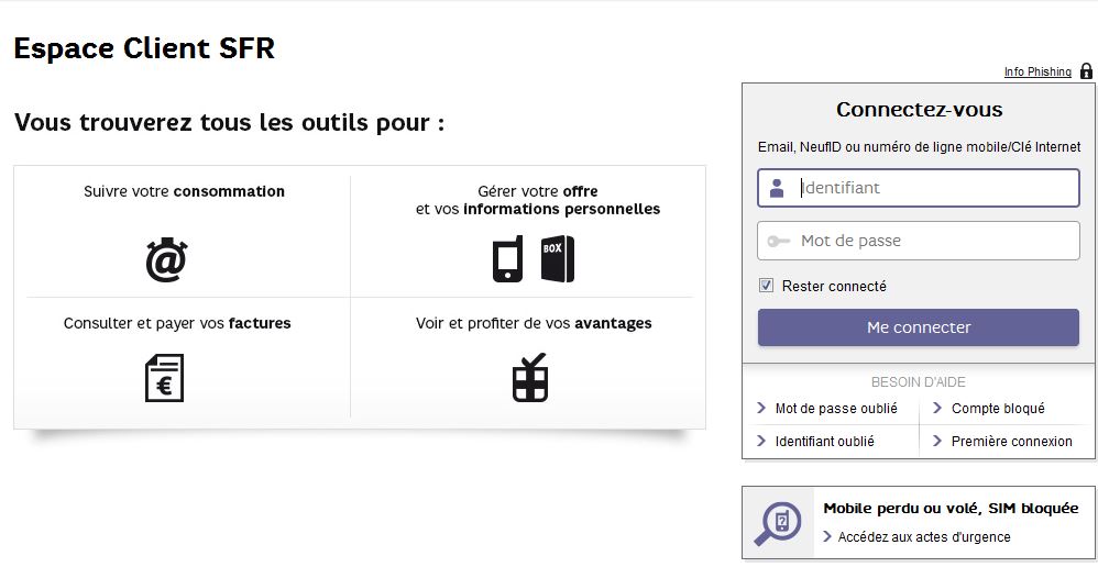 Comment contacter SFR sans payer ?