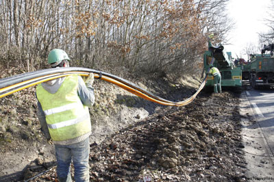 Comment arrive la fibre dans la rue ?