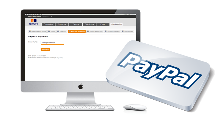 Quel est le montant des frais PayPal ?