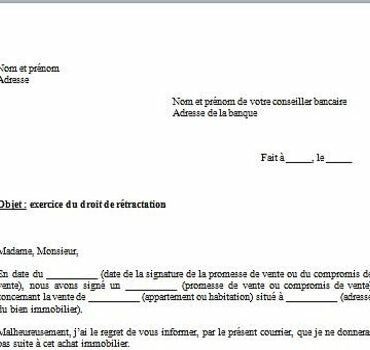 Comment notifier sa rétractation ?