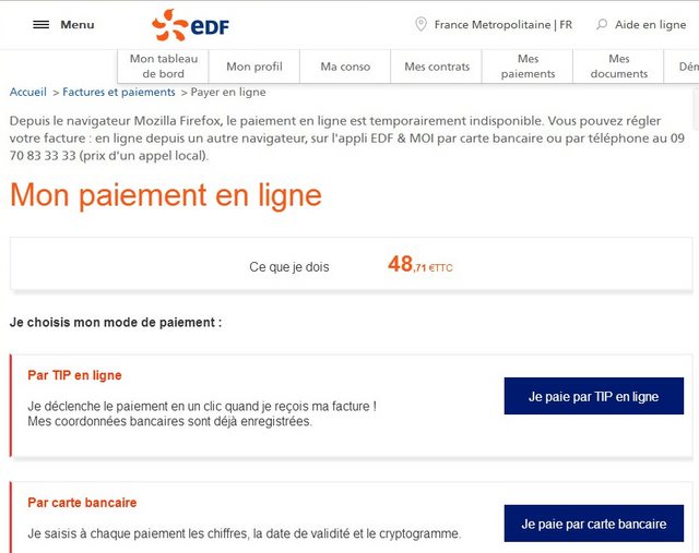 Comment changer de mode de paiement chez EDF ?