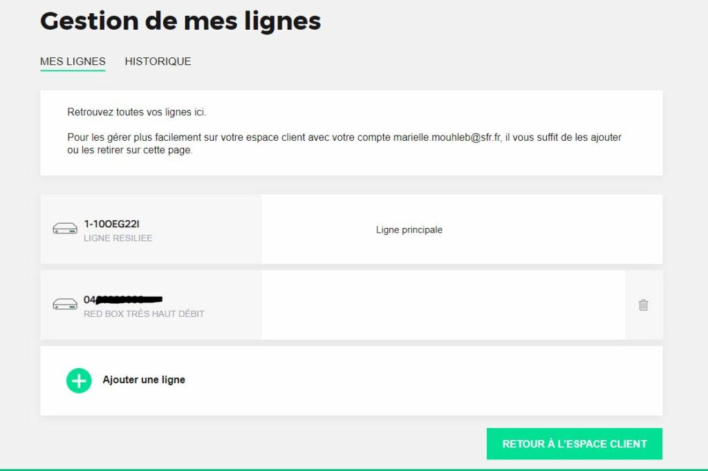 Comment contacter RED by SFR par courrier ?